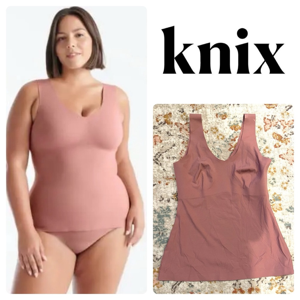 KNIX Lux lift Evolution Tank in Dusty Rose